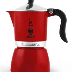 Bialetti Espressokocher Fiammetta Chily Pepper 3 Tassen / 8,5 Cm / 17,5 Cm