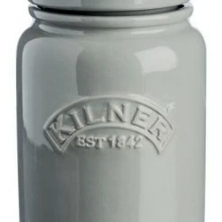 Kilner Keramikgefäß Push Top In Dunkelgrau, 0,6 Liter
