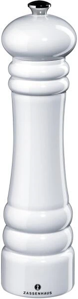 Zassenhaus Salzmühle Berlin Aus Buche Weiss Glänzend 18 Cm