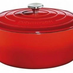 Küchenprofi Gänsebräter Oval Provence In Rot 40 Cm/ 12,5 L