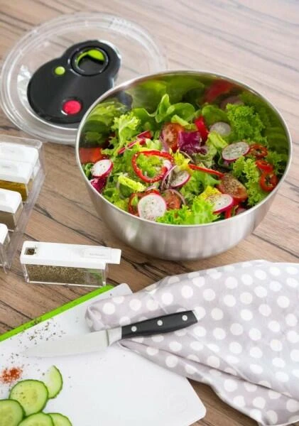 Emsa Salatschleuder Turboline Aus Edelstahl - Image 3