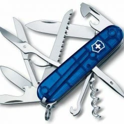 Victorinox Offiziersmesser Huntsman Blau Transparent