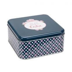 Städter Gebäckdose All You Need Is Cake 16,5 X 16,5 X 8 Cm Bunt Quadr