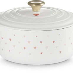 Le Creuset Bräter Signature Rund Hearts, 22 Cm