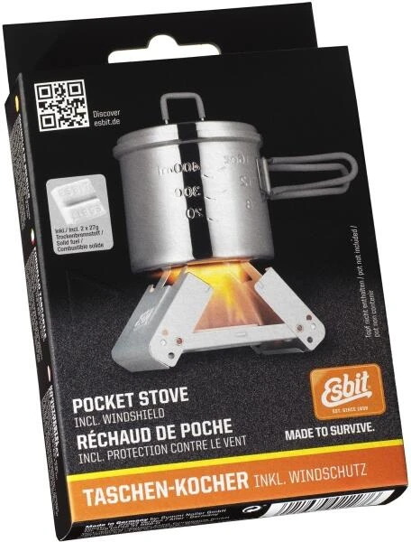 Esbit Taschenkocher Mit Windschutz, 2x27g - Image 7