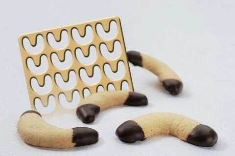 GSD Ausstechschablone Vanillekipferl Für 28 Stück