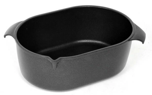 AMT Gastroguss AMT Bräter 41 X 28 Cm Aus Aluguss Für Induktion Bräterunterbau Mit Bräterdeckel - Image 3