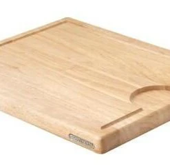 Continenta Tranchierbrett Aus Gummibaumholz 42 X 34 X 2,7 Cm