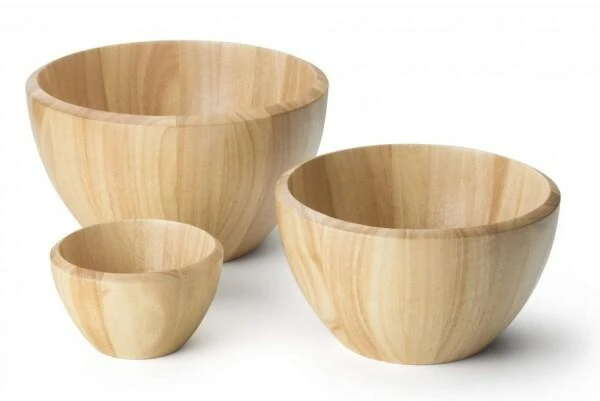 Continenta Salatschüssel Aus Gummibaumholz 25 Cm/ 14,5 Cm - Image 2