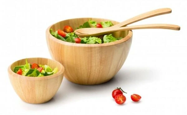 Continenta Salatschüssel Aus Gummibaumholz 15,5 Cm/ 6 Cm - Image 3