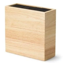 Continenta Messerblock Mit Flexiblem Einsatz Aus Gummibaumholz, Unbestückt