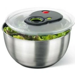 Emsa Salatschleuder Turboline Aus Edelstahl