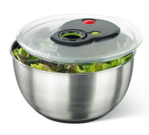 Emsa Salatschleuder Turboline Aus Edelstahl