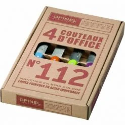 Opinel Küchenmesser-Set Pop Officemesser, 4-teilig