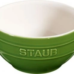 Staub Schüssel Rund In Basilikumgrün 14 Cm/ 0,7 L
