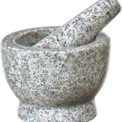 Cilio Mörser Salomon & Atlas Aus Granit Atlas/ 18,5 Cm/ Ca. 5,042 Bis 5,5 Kg