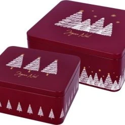 Birkmann Gebäckdosen-Set Joyeux Noel (groß)