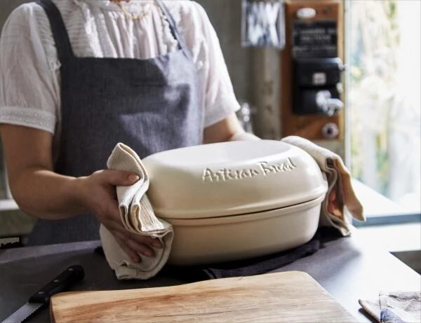 Emile Henry Artisan Brotform In Creme - Image 6