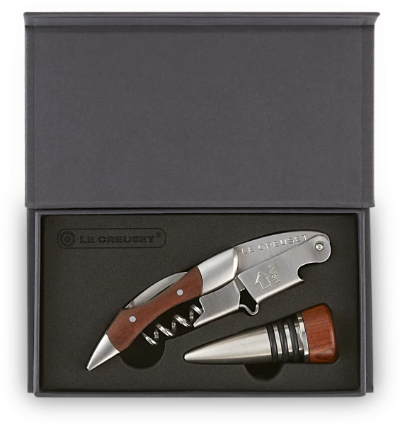 Le Creuset Screwpull Geschenkset Kellnermesser WT-110 & Verschluss GS-190 - Image 4