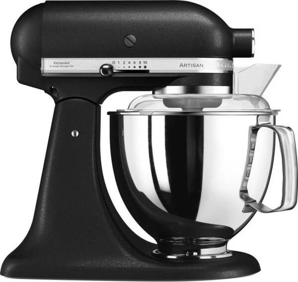 KitchenAid Küchenmaschine ARTISAN 175PS In Gusseisen Schwarz Mit Gemüseschneider - Image 6