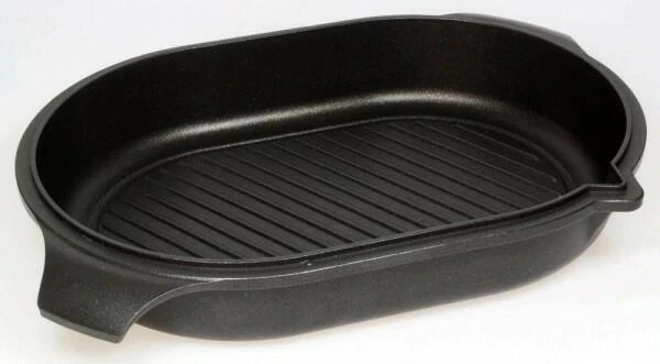 AMT Gastroguss AMT Bräter 41 X 28 Cm Aus Aluguss Für Induktion Bräterunterbau Mit Bräterdeckel - Image 2
