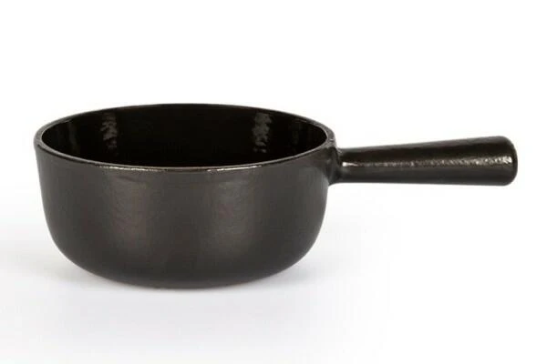 Stöckli Käsefondue-Caquelon Classic, Schwarz 14 Cm/ 0,7 L – Bild 3