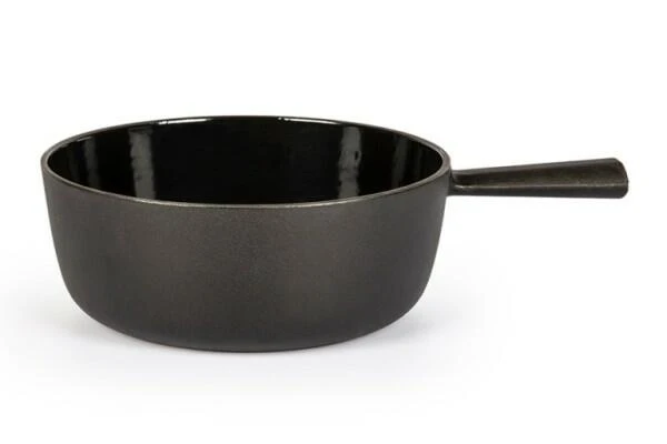 Stöckli Käsefondue-Caquelon Classic, Schwarz 14 Cm/ 0,7 L – Bild 4