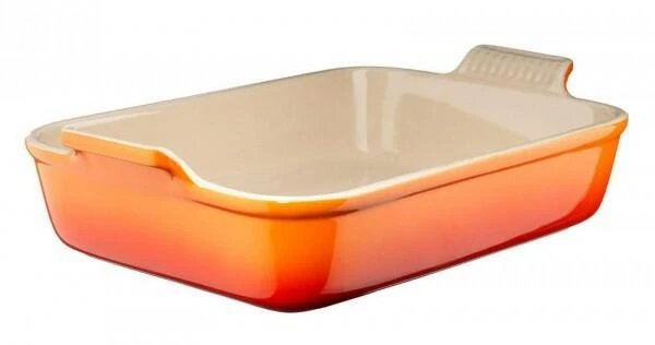 Le Creuset Auflaufform Tradition, Rechteckig In Ofenrot 24 X 32 Cm / 4 Liter