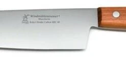 Kochmesser Lignum 3-HRC 60 Von Windmühlenmesser In Pflaume (nicht-rostfrei)
