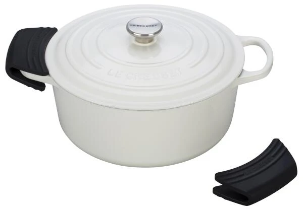 Le Creuset Topf-Griffschutz Aus Silikon In Schwarz, 2er Set - Image 2