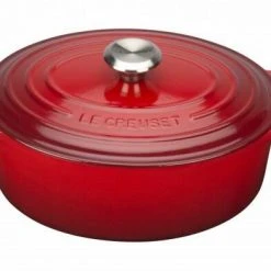 Le Creuset Bräter Signature Oval In Kirschrot 35 Cm / 45 Cm / 8,9 L