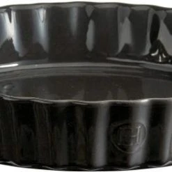 Emile Henry Torten- & Quicheform In Fusain 32 Cm
