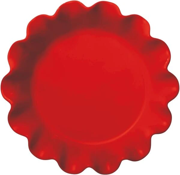 Emile Henry Pie Dish Mit Wellenrand In Granatapfel - Image 2
