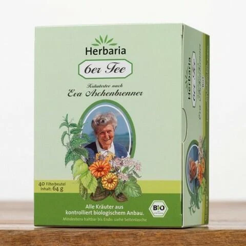 Herbaria 6er Tee Nach Eva Aschenbrenner, Filterbeutel
