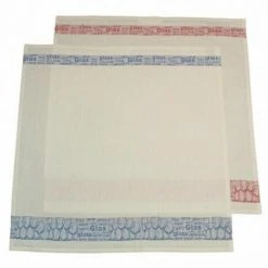 Schlitzer Leinen Gläsertuch Blau