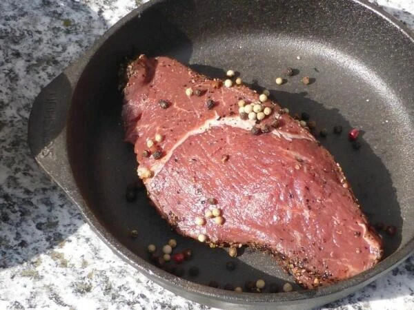 Skeppshult Bratpfanne Mit Edelstahlgriff, Gerader Rand 28 Cm / 24,5 Cm / 5 Cm / 3,15 Kg - Image 2