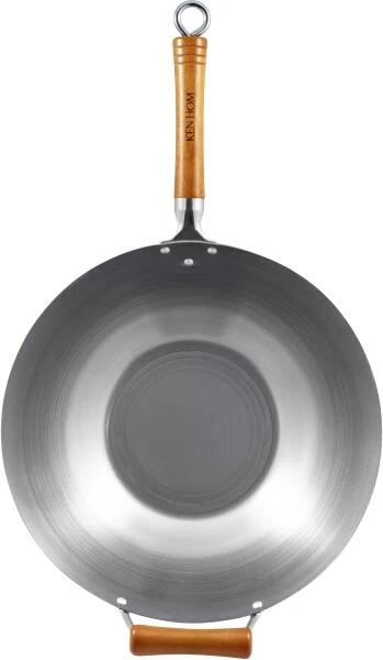 Ken Hom Wok Aus Karbonstahl Mit Buchenholz-Griff, 36 Cm - Image 2