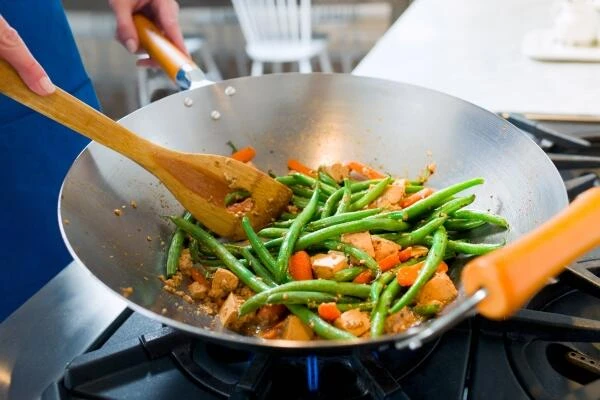 Ken Hom Wok Aus Karbonstahl Mit Buchenholz-Griff, 36 Cm - Image 3