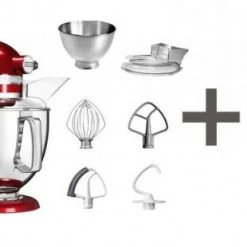 KitchenAid Küchenmaschine ARTISAN 175PS In Liebesapfelrot Mit Nudelvorsatz