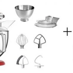 KitchenAid Küchenmaschine ARTISAN 175PS In Empire Rot Mit Gemüseschneider