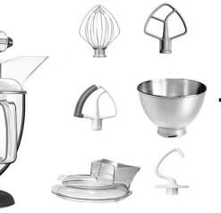 KitchenAid Küchenmaschine ARTISAN 175PS In Gusseisen Mit Fleischwolf Aus Metall