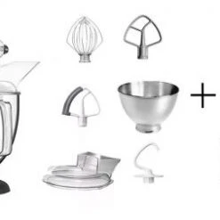 KitchenAid Küchenmaschine ARTISAN 175PS In Gusseisen Schwarz Mit Gemüseschneider