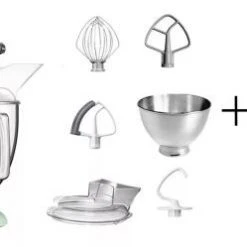 KitchenAid Küchenmaschine ARTISAN 175PS In Pistazie Mit Gemüseschneider