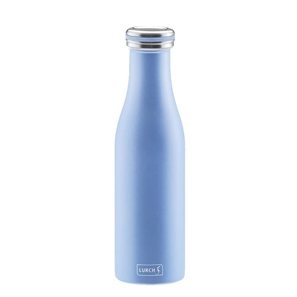 Lurch Isolierflasche In Pearl Blue, Doppelwandig 750 Ml / 29,5 Cm / 7,4 Cm