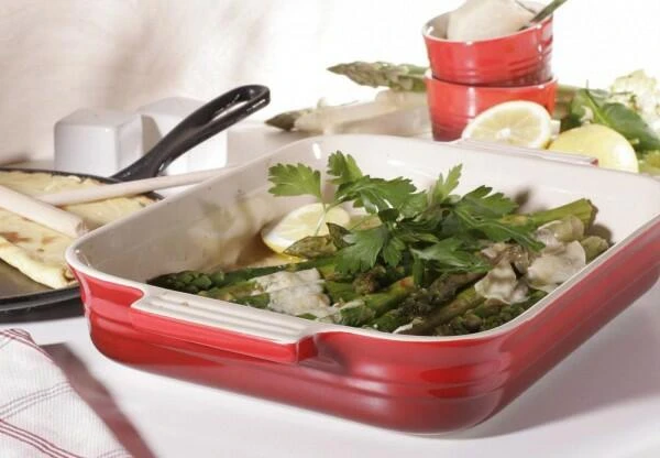 Le Creuset Auflaufform Tradition, Rechteckig In Ofenrot 24 X 32 Cm / 4 Liter - Image 2