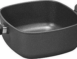 Woll Gussbräter Titanium Nowo Induktion, Viereckig 28 X 28 Cm/ 20,0 Cm/ 10,0/ 6,0 L/ 2,5 Kg