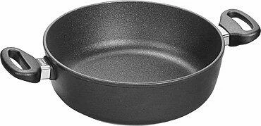 Woll Guss-Kasserolle Titanium Nowo 32,0 Cm/ 24,5 Cm/ 8,0 Cm/ 5,5 L/2,4 Kg