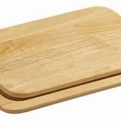 Zassenhaus Frühstücksbrett Gummibaum, 2er-Set 28 X 20 Cm