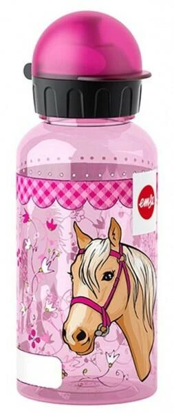 Emsa Kids Tritan Trinkflasche Pferd Mit Trinkverschluss