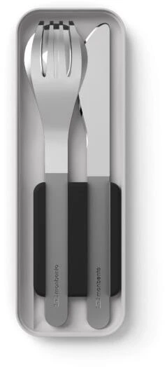 Monbento Slim Box Besteck In Schwarz Onyx